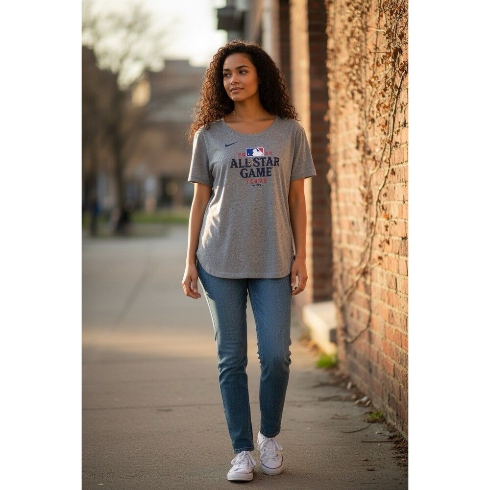 Nike 2024 MLB All-Star Texas Women’s T-shirt Baseball Sports Size M Game Wordmak
